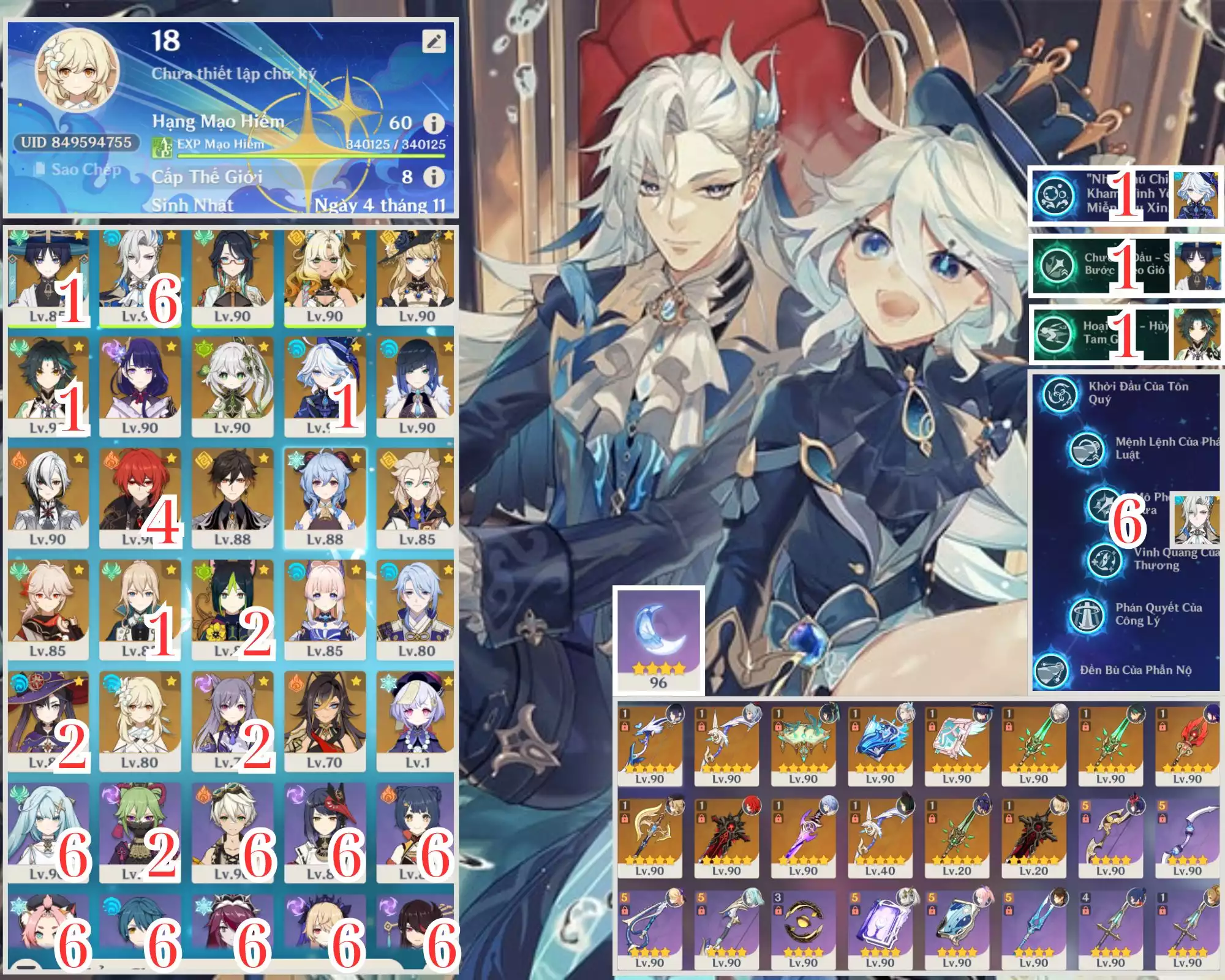 Ảnh acc Genshin